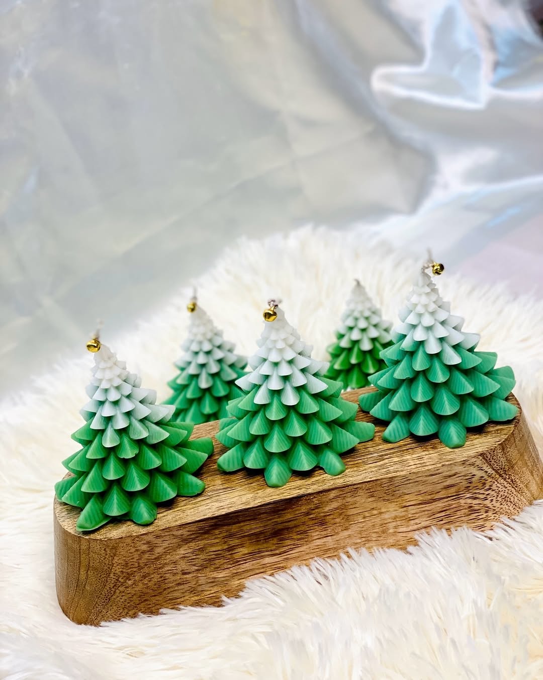 Like a quiet winter evening, this Christmas Tree Candle glows softly, filling your home with peace, warmth, and holiday cheer.